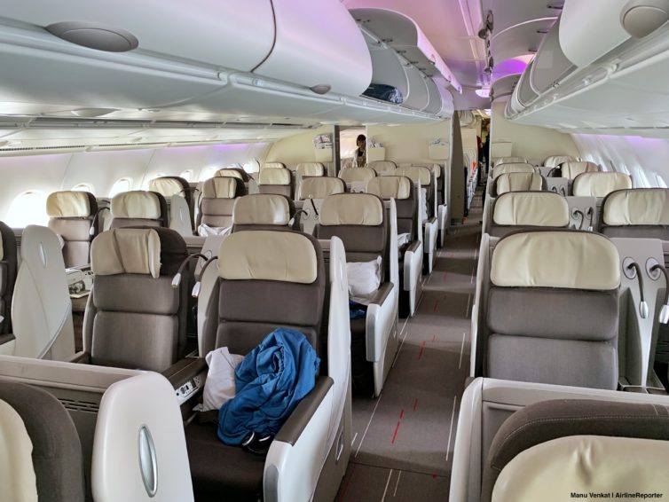 Air France A380 Business Class Cabin