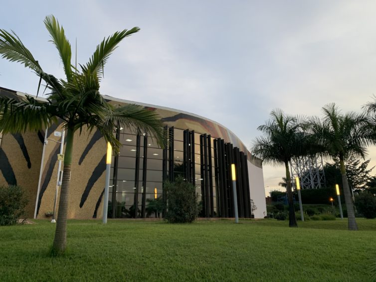 The outside of the terminal at KGL. This is right next to the departures entrance. - Photo: Matthew Chasmar