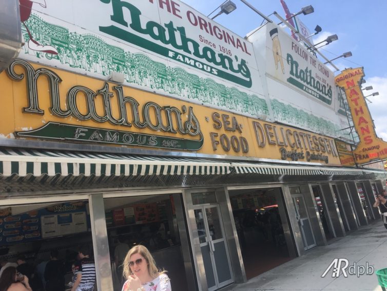Nathan's at Coney Island. Is it bad if I say it seems a bit overrated?