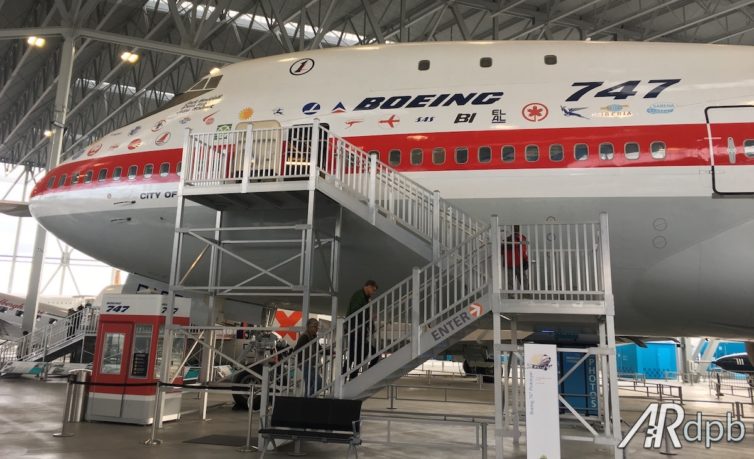 The first Boeing 747 at the Museum of Flight