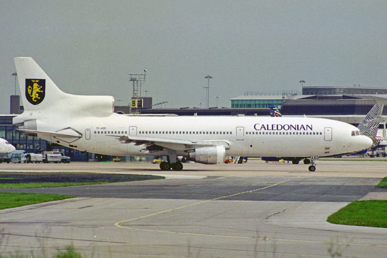 Martin in Caledonian Airways livery seen in 1999 - Photo: Ken Fielding