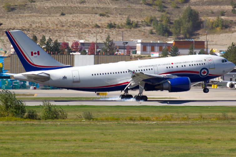 The A310 Royalty flies on, aka "CAN Force One" - Photo: Liam Allport | FlickrCC