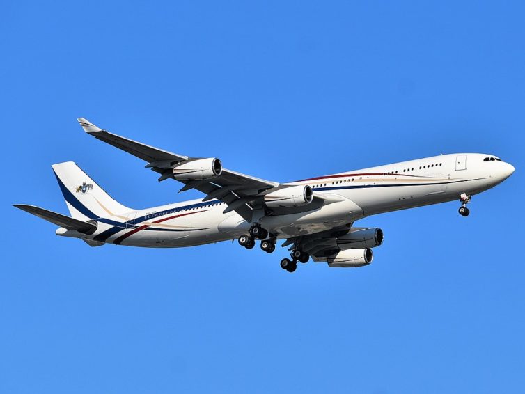 The government of Eswatini operates this sweet looking Airbus A340-300 and also an MD-80 for short-haul flights - Photo: Adam Moreira | GFDL 1.2