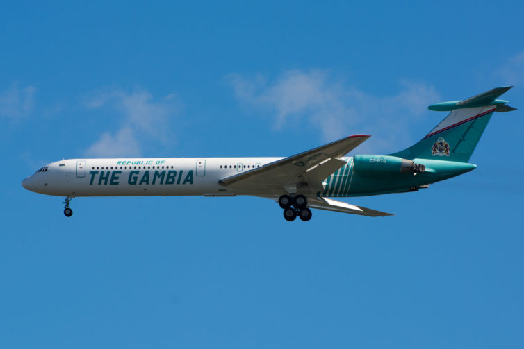 Taken in 2014, the combo of aircraft and livery of Gambia's VIP transport (reg C5-RTG) is easily in my top 3. Not only is it an Ilyushin Il-62M, but it also has such fun colors - Photo: Jason Rabinowitz