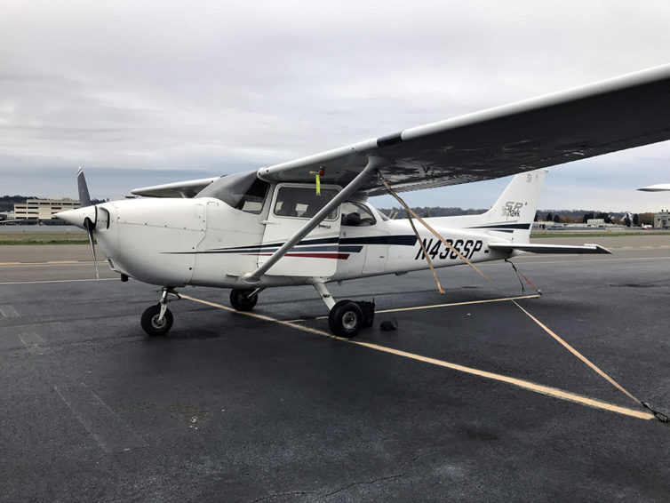 My assigned aircraft for the checkride was this fine C172SP