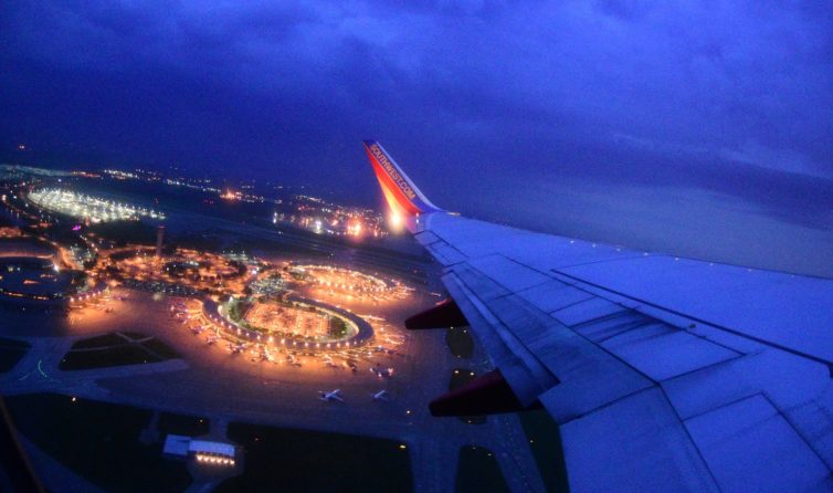 An early morning departure from Kansas City International. - Photo: JL Johnson