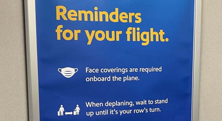 A credit to Southwest and all four airports, there was no absense of reminders.