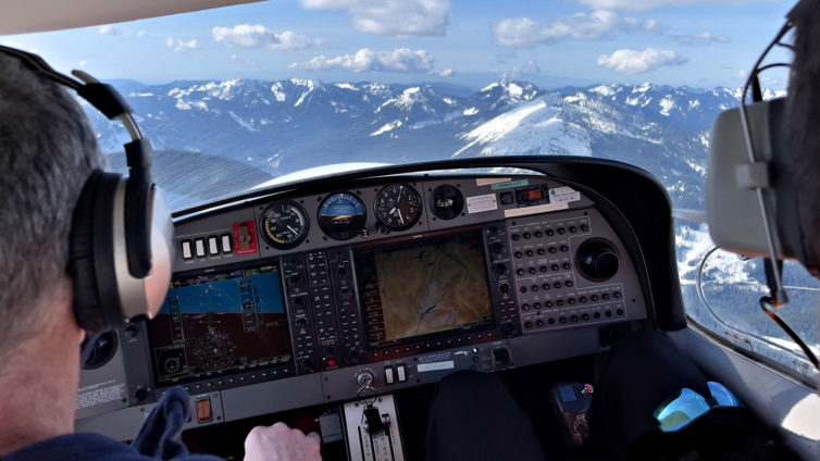 Cruising westbound at 6,500' over Snoqualmie Pass was an amazing experience. Katie Bailey photo