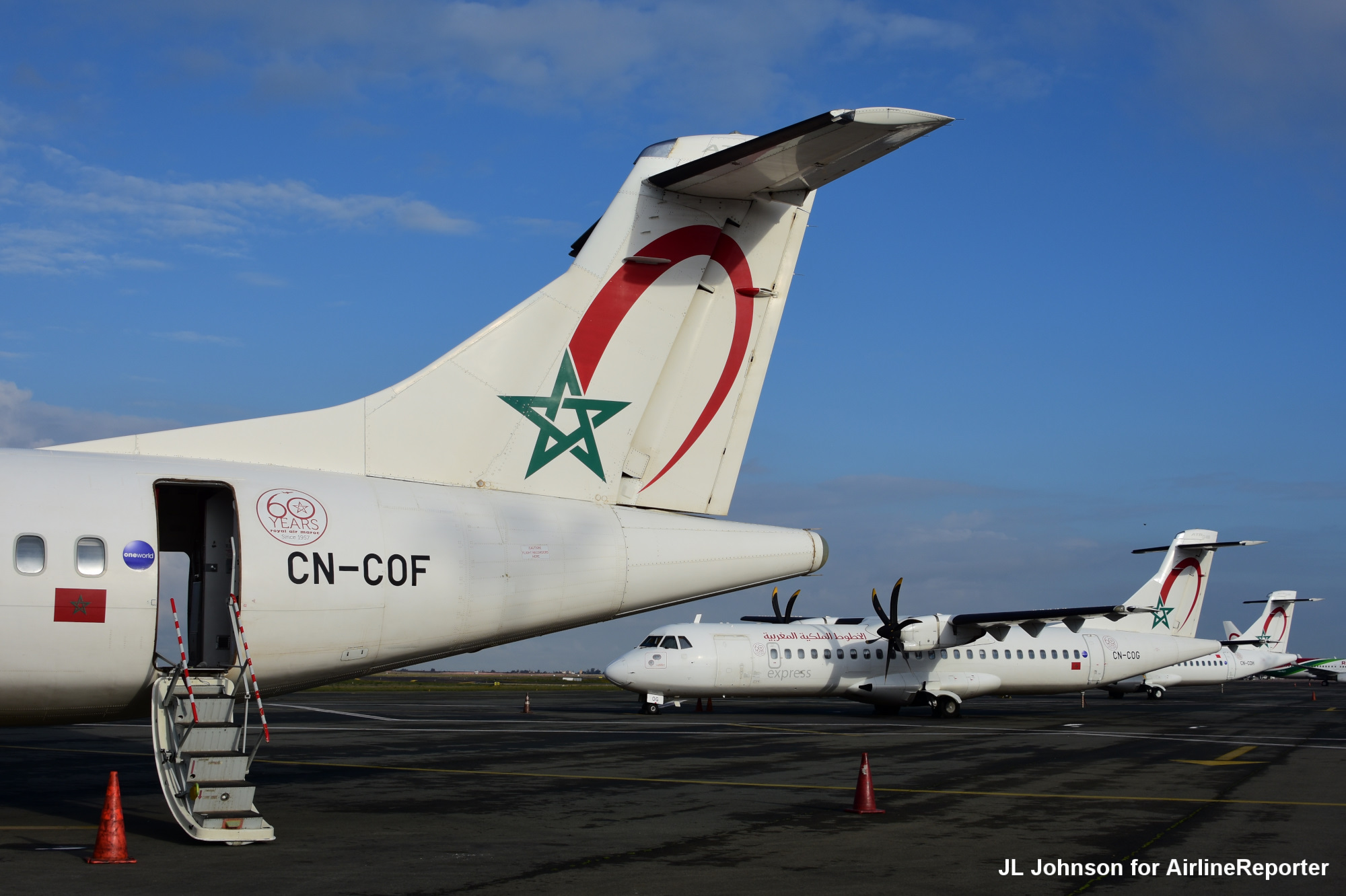 Up close with an ATR 72-600 tail.