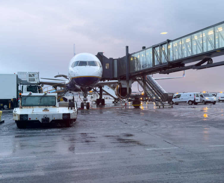 Our flight from Keflavik to Seattle boarded via a proper jetbridge