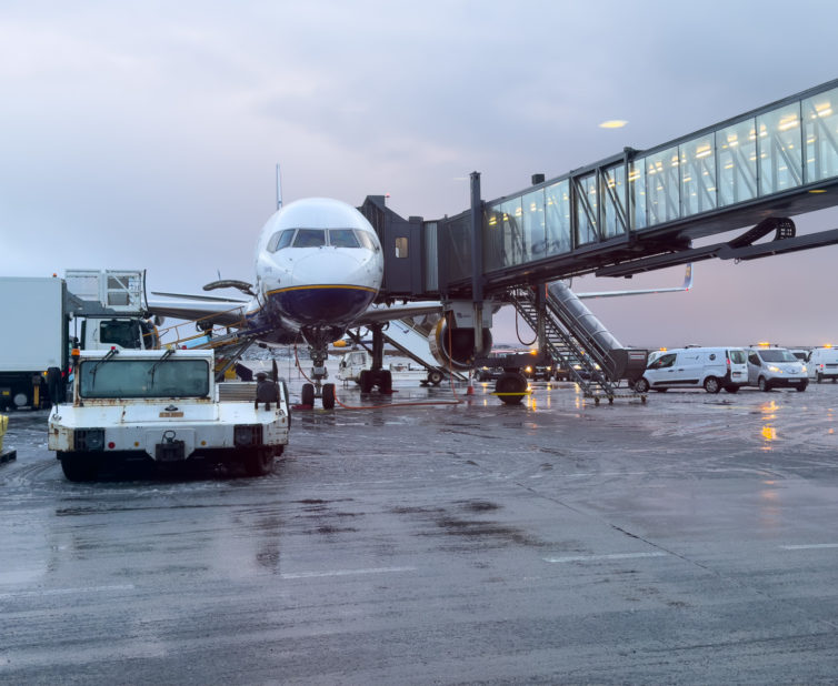 Our flight from Keflavik to Seattle boarded via a proper jetbridge 