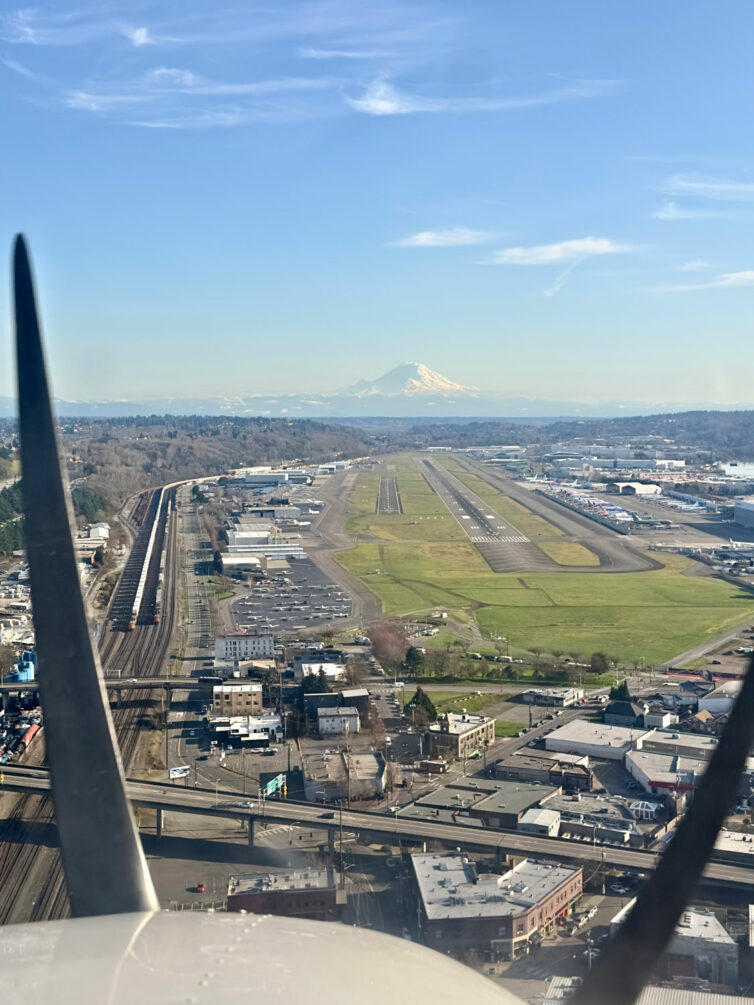 I'm still convinced that KBFI has the best runway view in the US. Photo by Adam Kephart